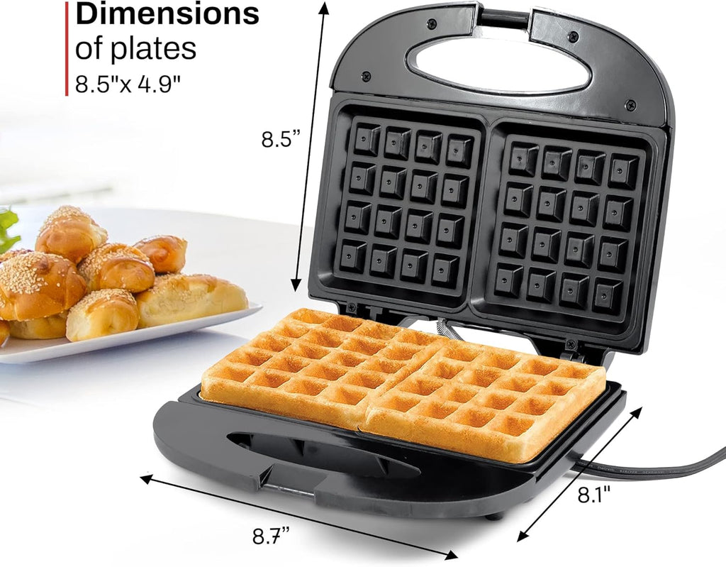 Electric Nonstick Waffle Iron Snack Maker Machine